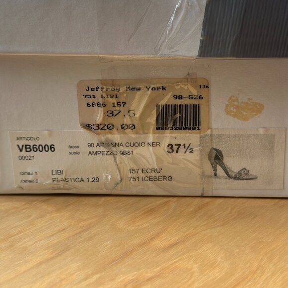 00s Veronique Branquinho D’Orsay Sandals, Sz 37.5, Box & Dustbag included - Picture 11 of 11